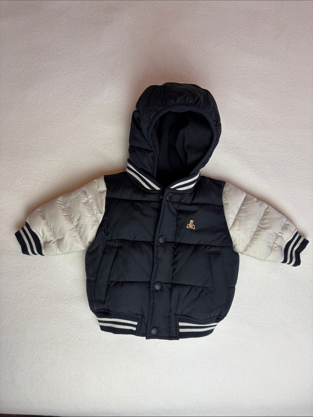BABY GAP Puffer Hoodie 0-6 months Boys Jacket